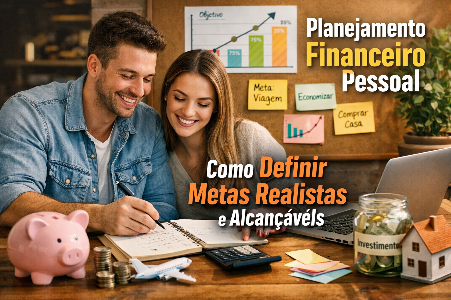 Planejamento financeiro pessoal: como definir metas realistas e alcançáveis