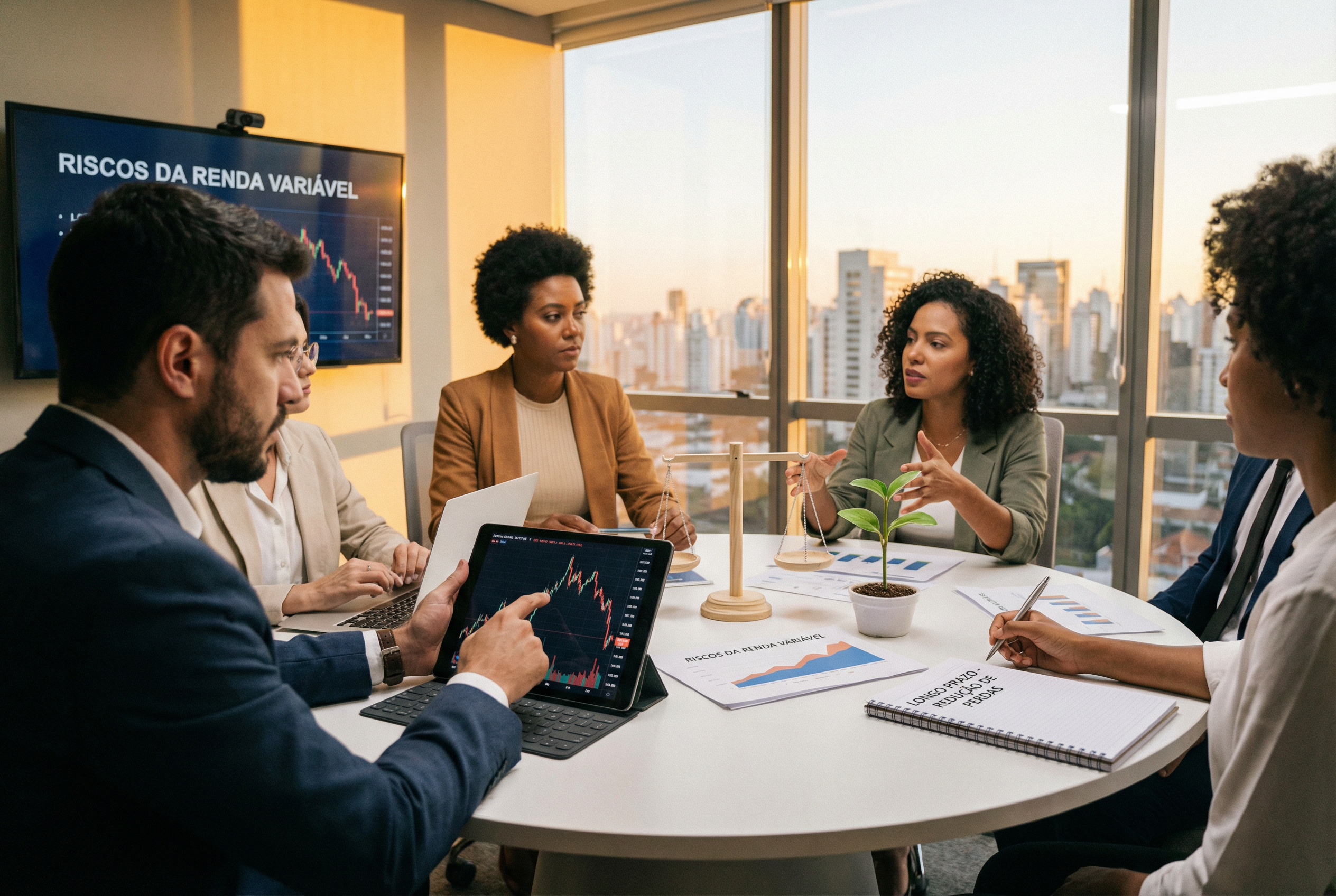 Principais riscos da renda variável e como reduzir perdas no longo prazo