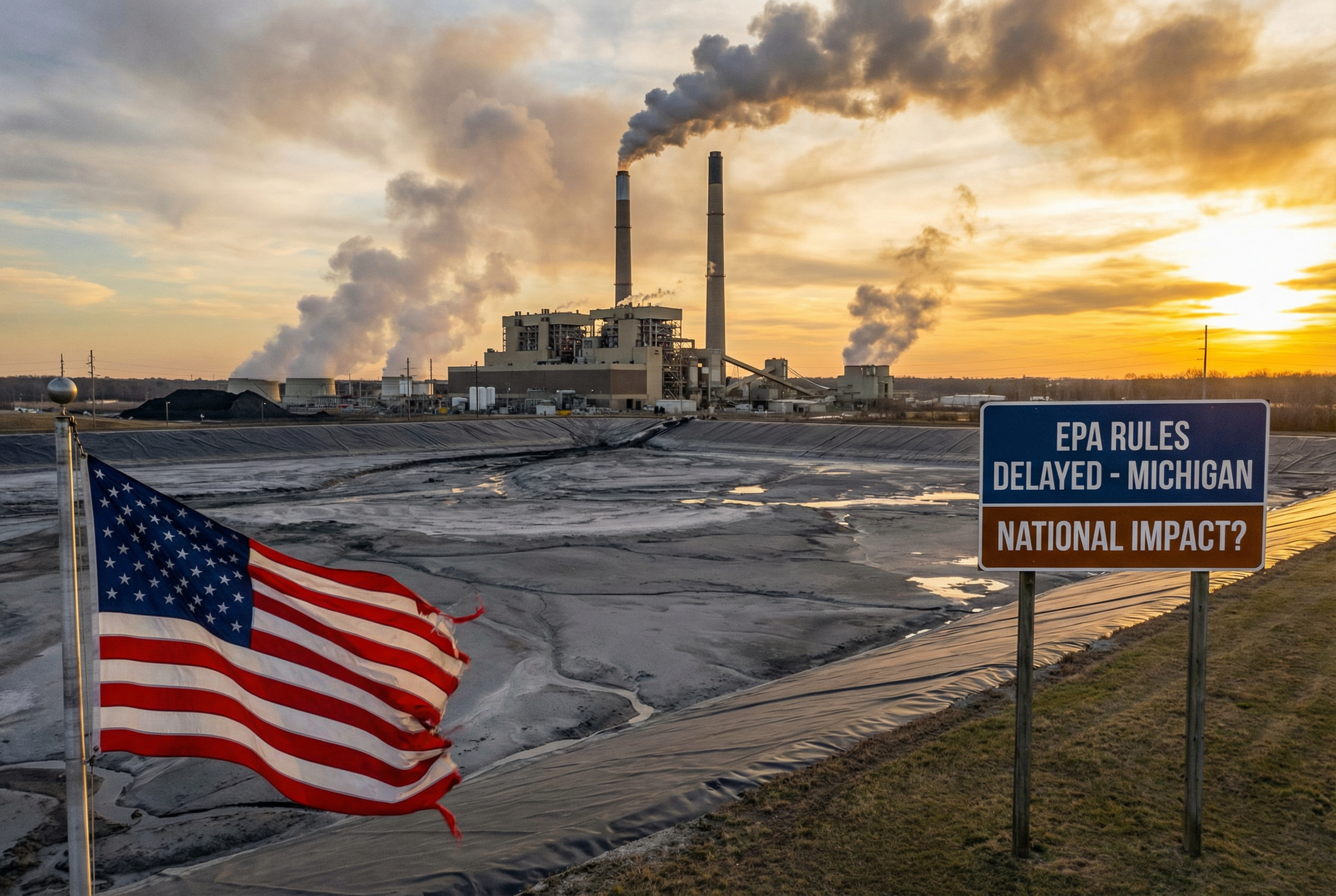 Por que a EPA adiou regras mais rígidas para resíduos de carvão em Michigan e o que isso muda nos EUA